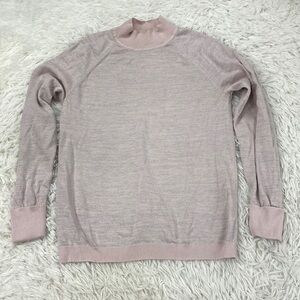 Lululemon Soft Shine Sweater Misty Pink / Antique Silver